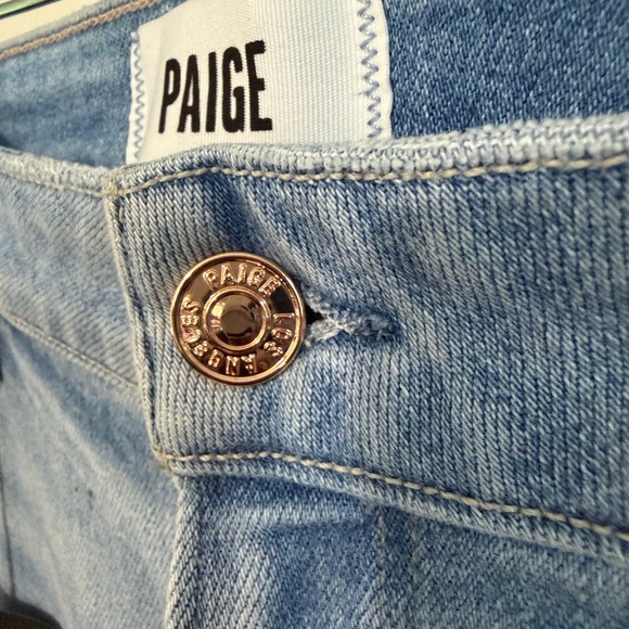 NWT PAIGE Cindy High Rise Ankle Straight Jeans Size 32 - Picture 10 of 14